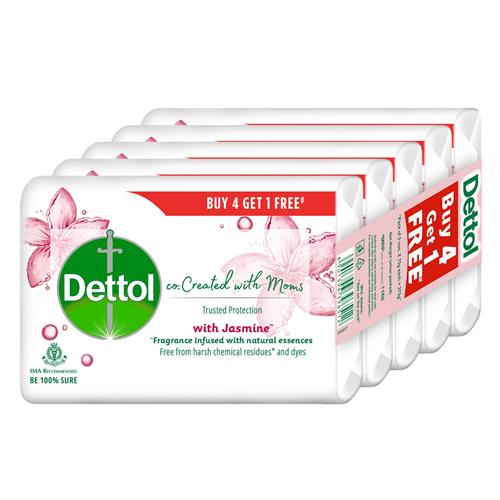 DETTOL SOAP JASMINE 75gm*4+1